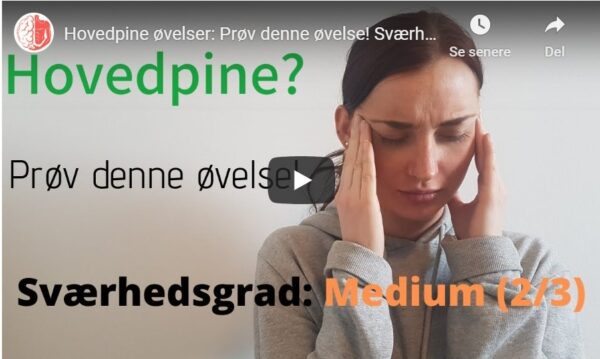 thumbnail for medium øvelse for hovedpine