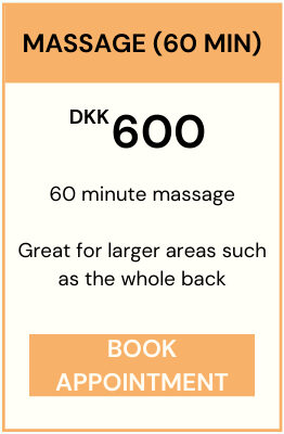 Prices for massage in Copenhagen