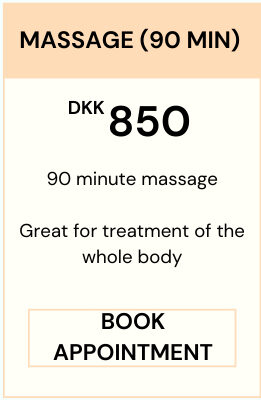 Prices for massage in Copenhagen
