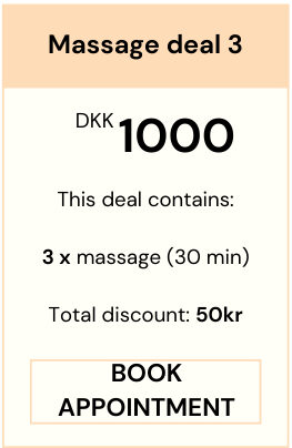 pricing for massage deals at Smertefys