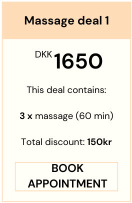 pricing for massage packages