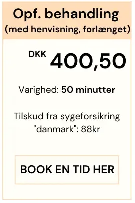 Priser på fysioterapi med henvisning pr. 1.10.25 Priser på fysioterapi med henvisning pr. 1.10.25