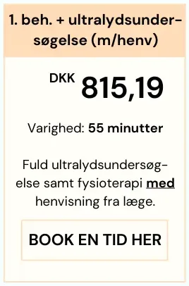 Priser på ultralydsscanning med henvisning pr. 1.10.25 Priser på ultralydsscanning med henvisning pr. 1.10.25