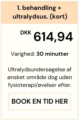 Priser på 1. behandling hos Smertefys